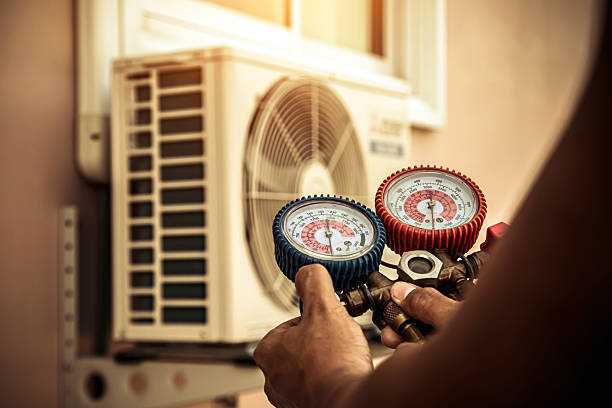 Professional Hvac Installation technician working in Onset, MA